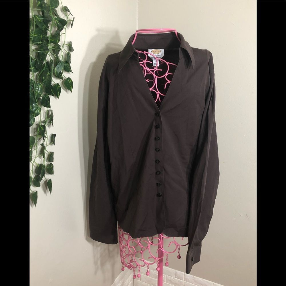 Kasper Button Down Blouse
